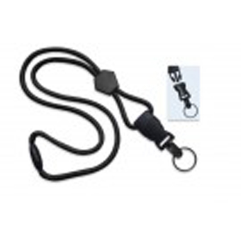 BRADY PEOPLE ID, LANYARD STANDARD, BLACK, 1/4
